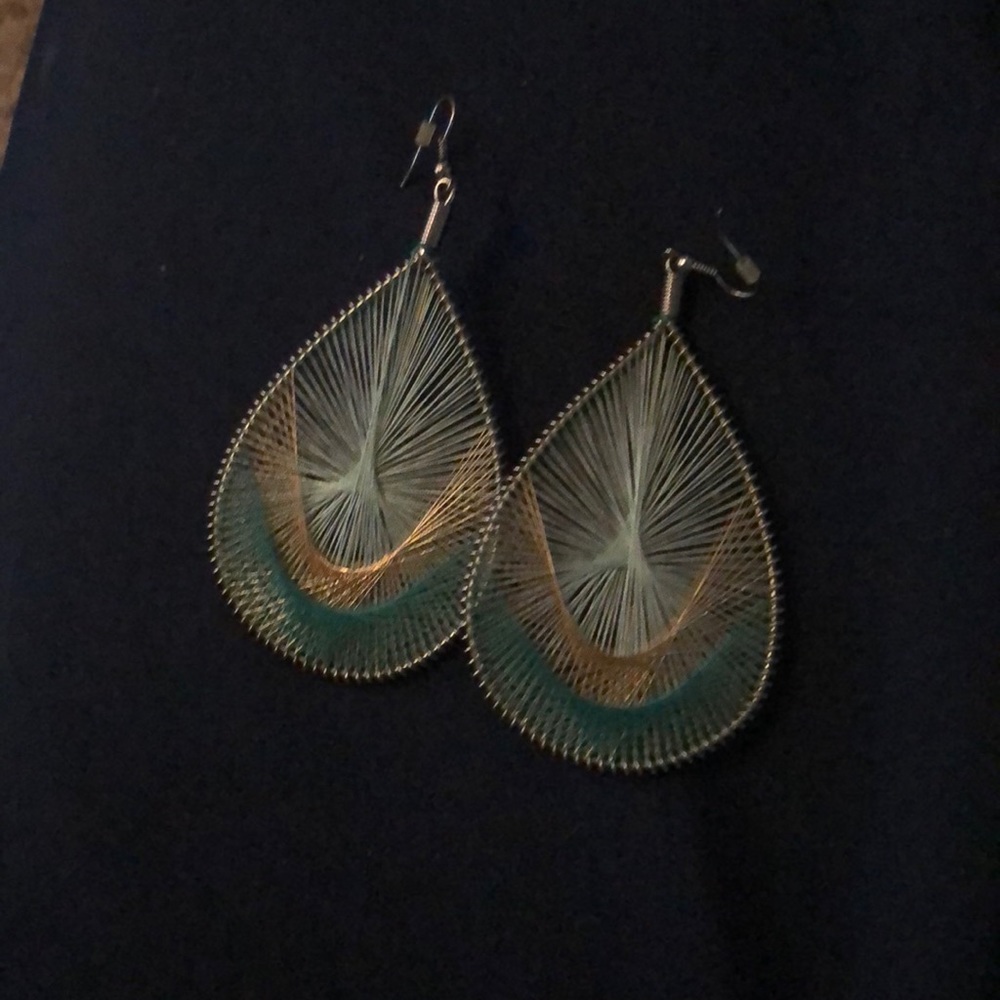 Threaded Earrings - Picture 2 of 2
